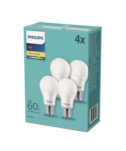 Set di 4 lampadine led brillante philips